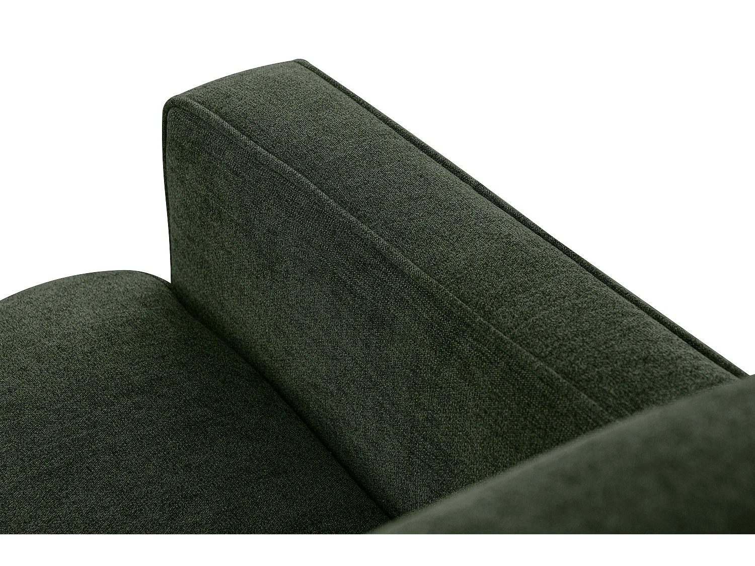 Sofa - 2 Sitzer im zeitlosen Design - Velours-Bezug - grün - TERSO