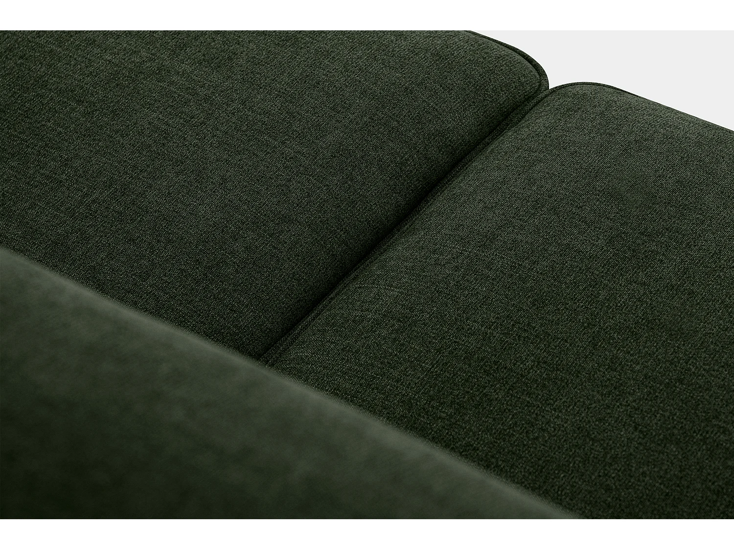 Sofa - 2 Sitzer im zeitlosen Design - Velours-Bezug - grün - TERSO