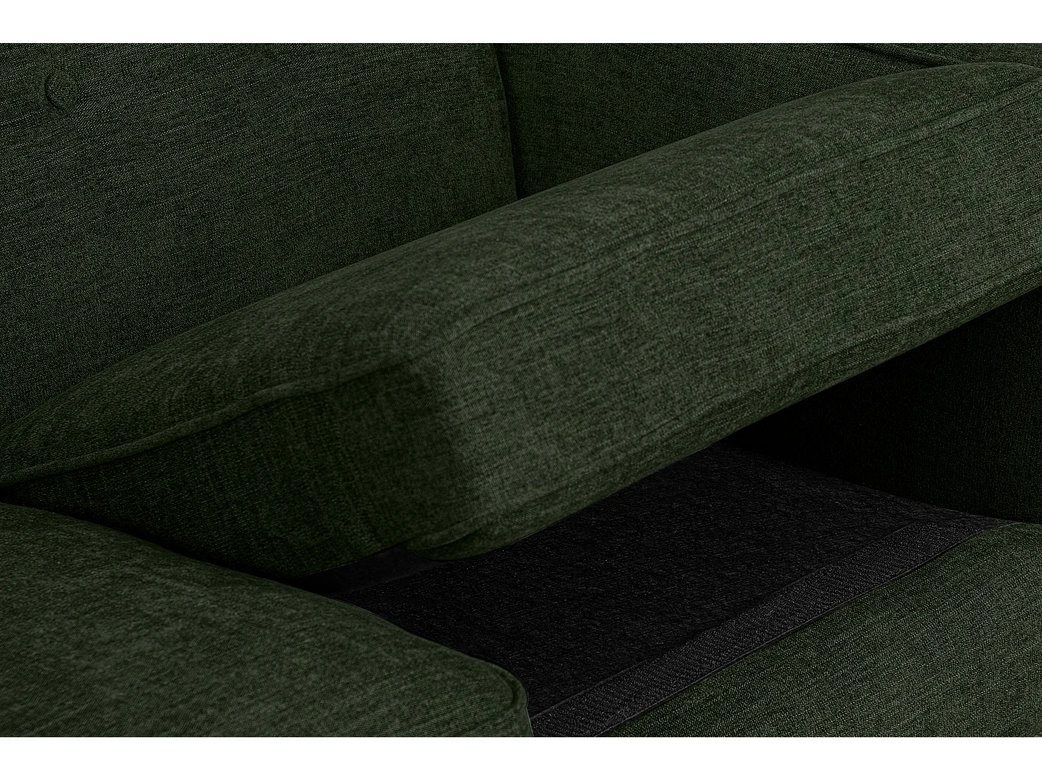 Sofa - 2 Sitzer im zeitlosen Design - Velours-Bezug - grün - TERSO