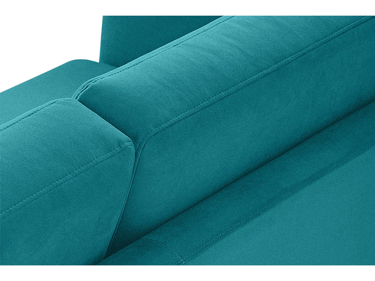 Sofa mit Armlehnen - Türkisblau - TAGIO