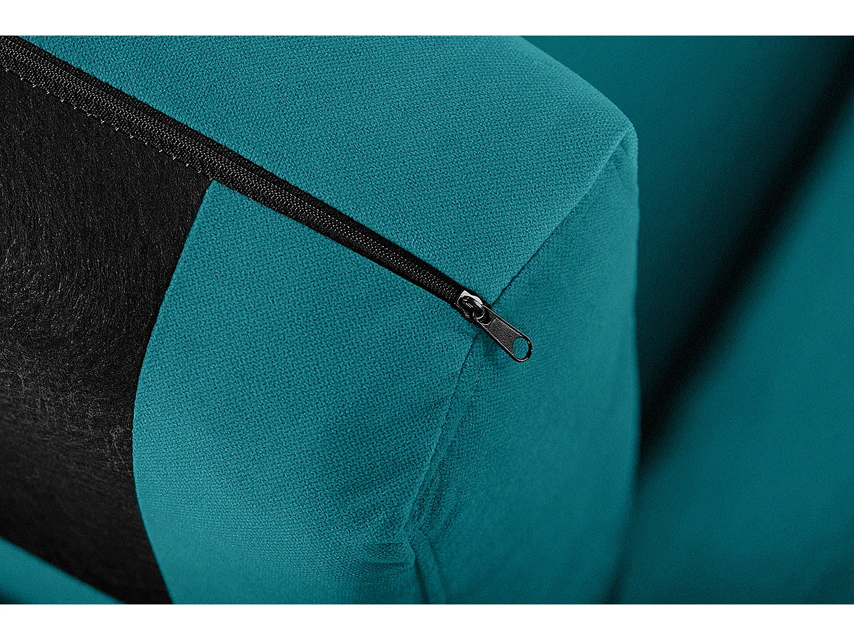 Sofa mit Armlehnen - Türkisblau - TAGIO