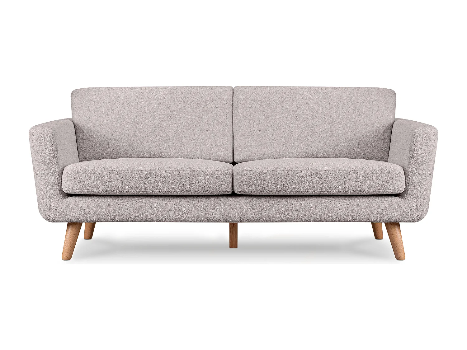 Skandinavisches  Sofa 3 Sitzer - Hellgrau - TAGIO