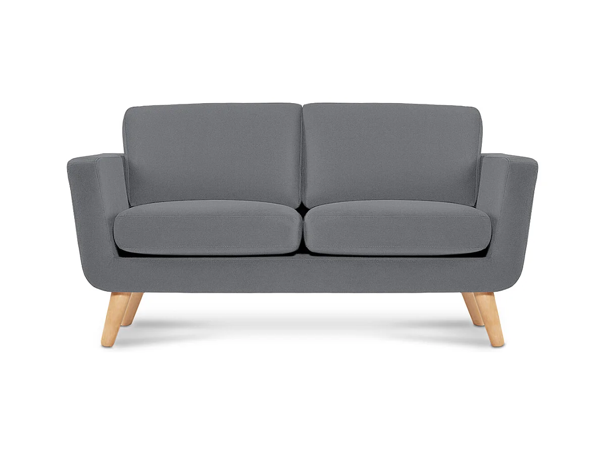 Sofa mit Armlehnen - Grau - TAGIO