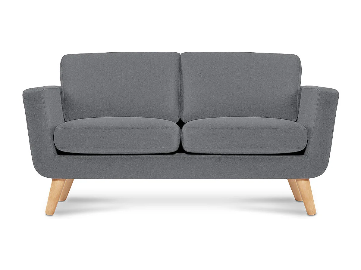 Sofa mit Armlehnen - Grau - TAGIO