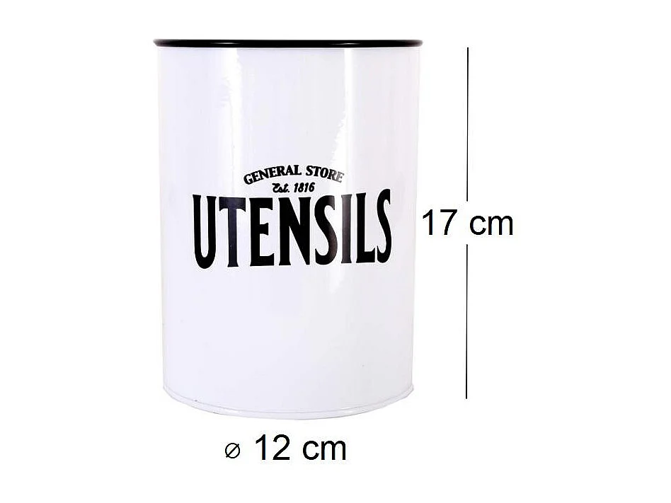 Porte-ustensiles en fer blanc General store