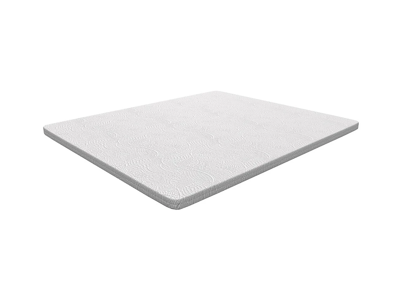 Topper Singolo Memory Foam 85x190 - alto 5 cm, a portanza differenziata, sfoderabile | Correttore H5
