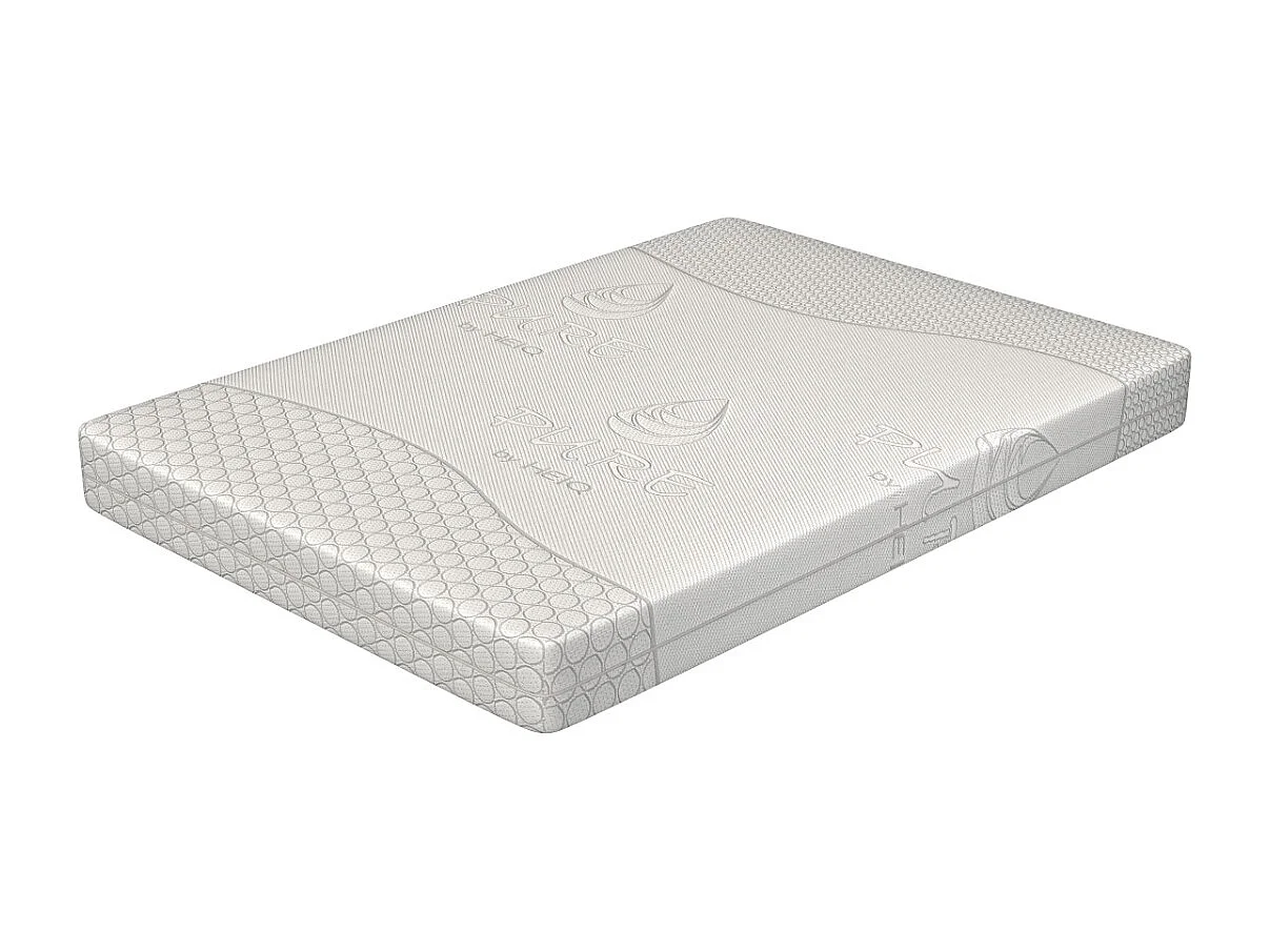 Materasso Memory Foam 140x195, Alto 21 cm - 4 Strati, Dispositivo Medico, Rivestimento Pure | Bora