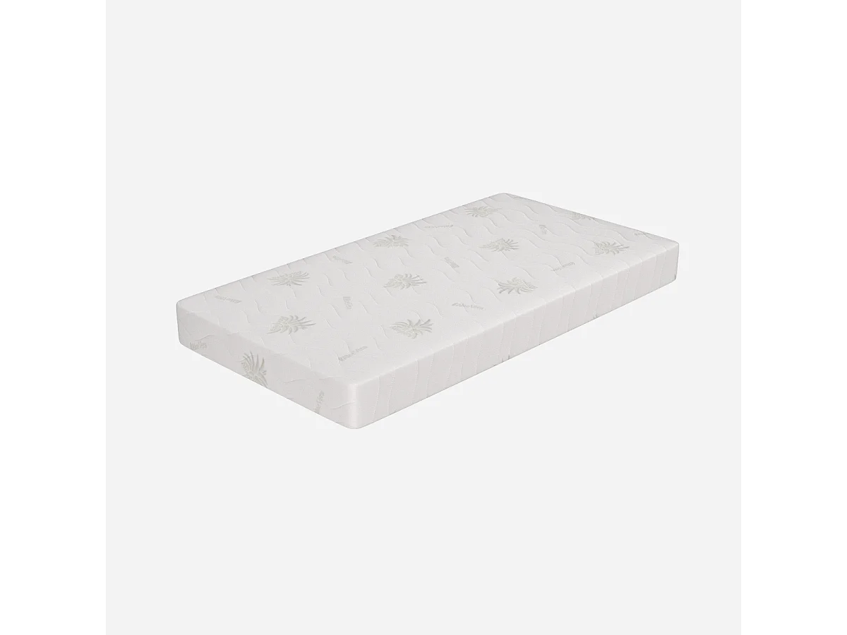 Materasso Trestrati Singolo 90x200, alto 22 cm - Memory, Gel Relaxa, Sfoderabile, Rivestimento Aloe Vera | Lupin III