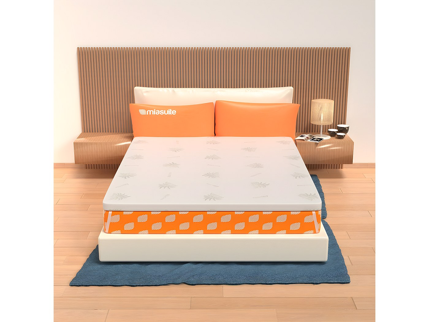 Prix Special! Surmatelas 140x195 Haut De 5 Cm, En Waterfoam Dehoussable Tissu Aloevera Topper H5