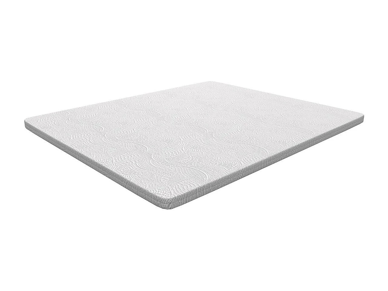 Topper 80x195 aus Memory Foam - 5 cm hoch, abziehbar, differenzierten Zonen| One H5