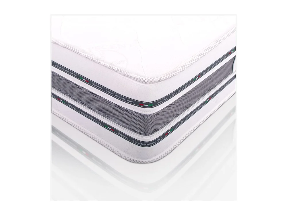 Materasso Memory alla Francese 140x195, altezza 18 cm - Rivestimento Bayscent | Zaza'