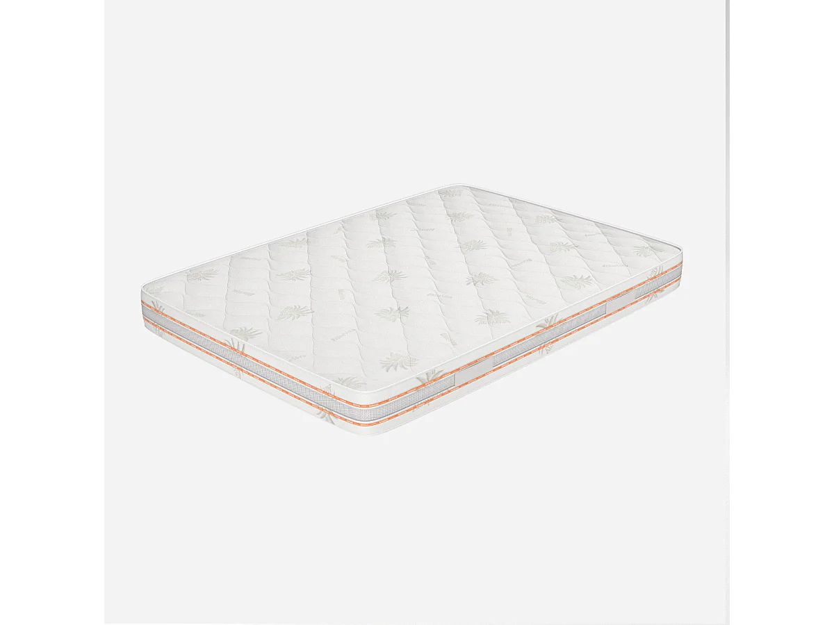 Colchon doble 140x190 Colchon Multicapa Espuma Viscoelastica, alto 25 cm - Desenfundable, aloe Vera | Piuma