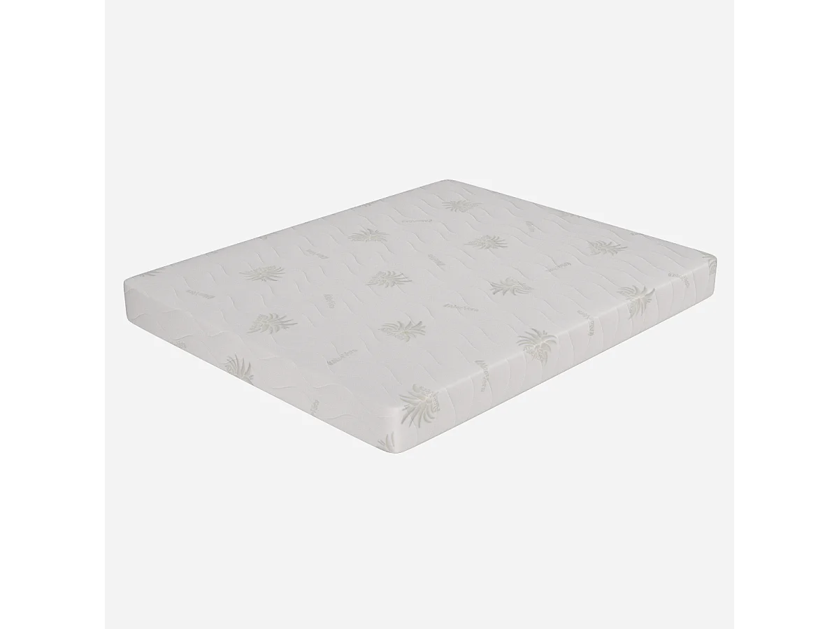 Colchon matrimonial 170x200 Colchon Desenfundable, Altura 19 cm - Espuma HR, Revestimiento en aloe Vera | Lupin I
