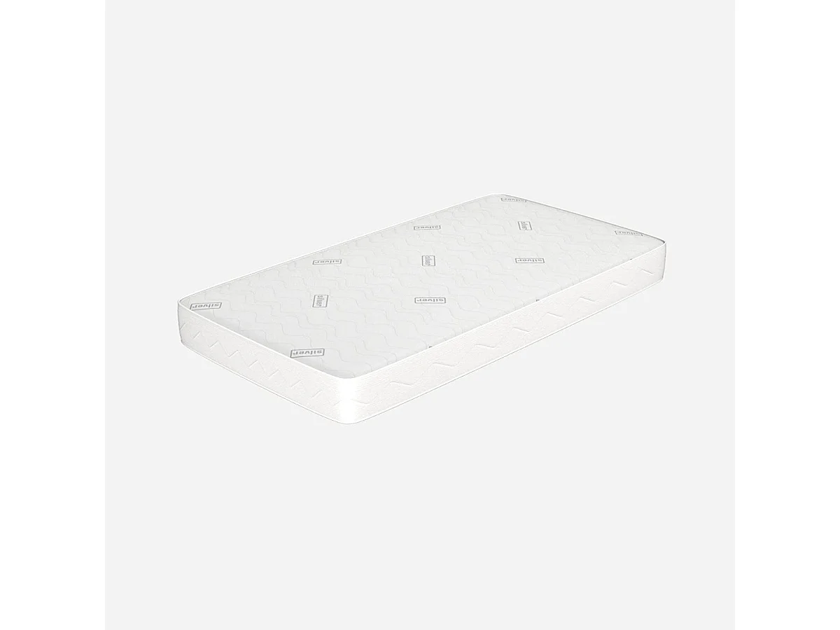Matelas 70x160 Hauteur 16 cm - Pour enfants, Revêtement Silver, Waterfoam | Levante H16