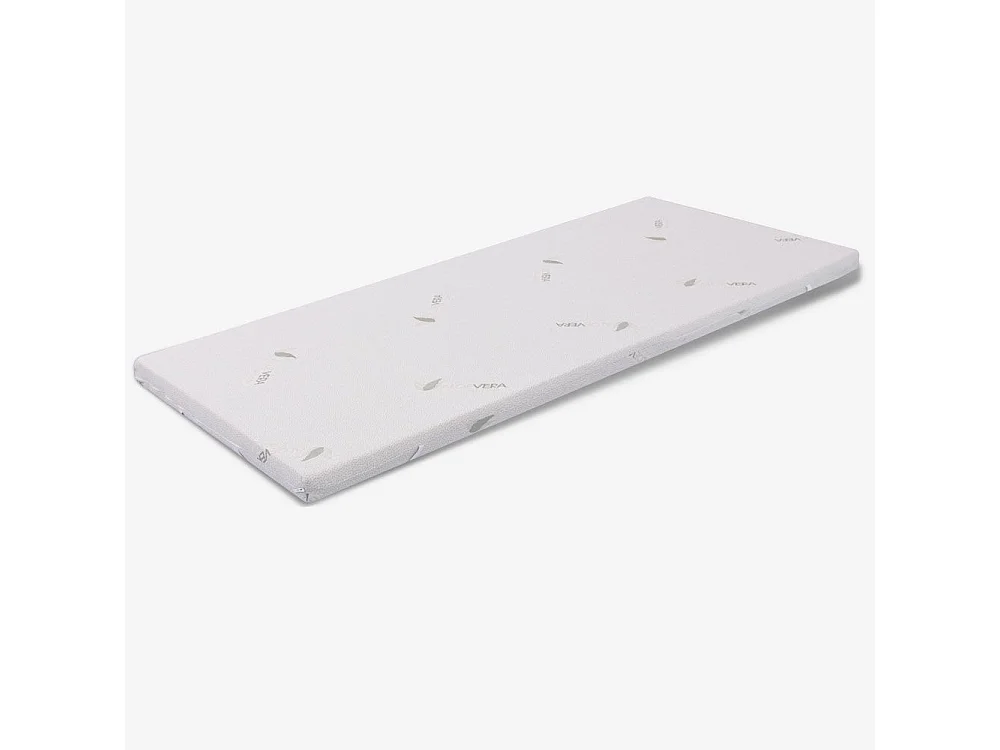Surmatelas 180x200 en MemoryFoam - haut de 3 cm, déhoussable, tissu AloeVera | Correcteur H3