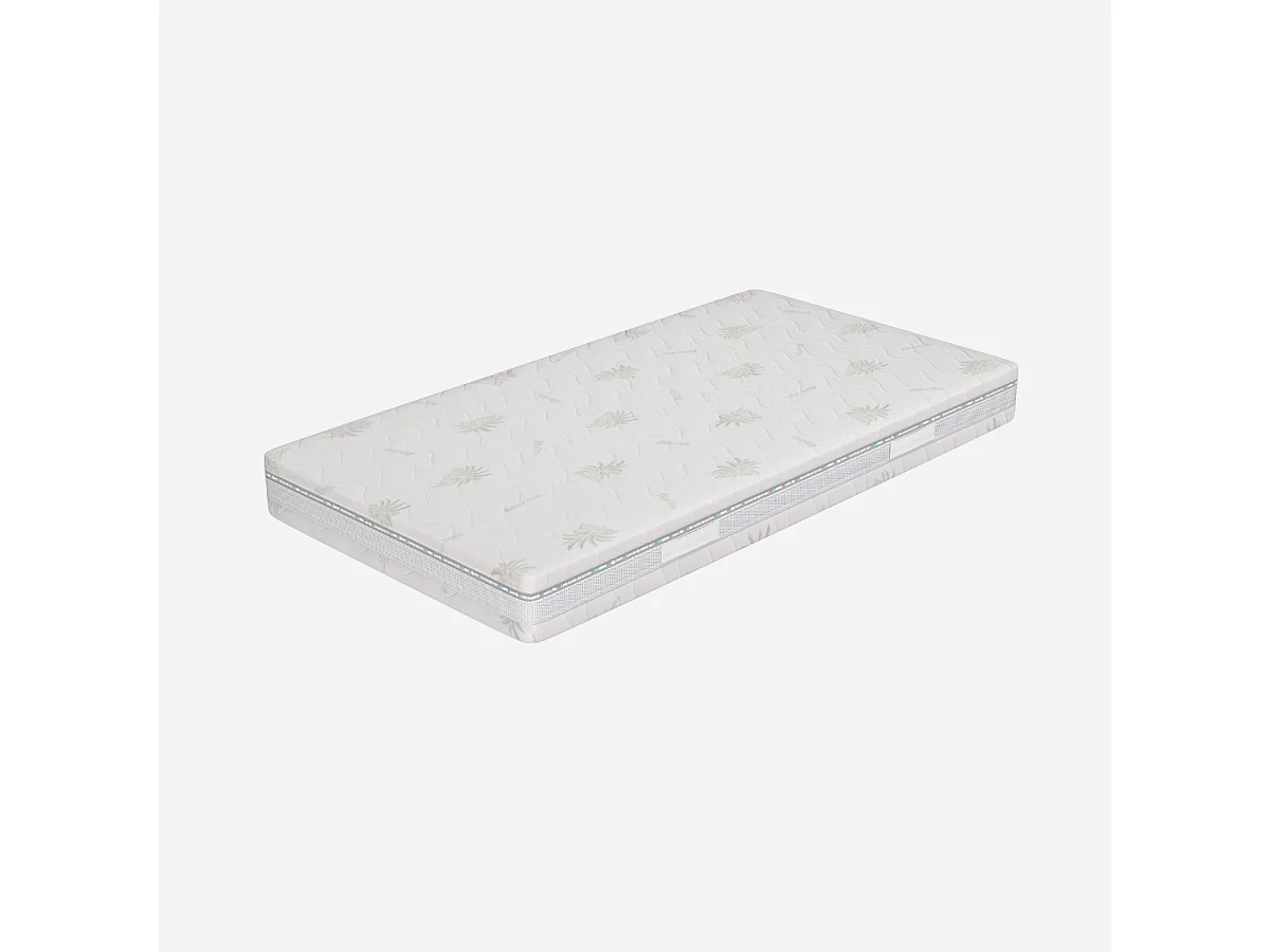 Materasso Singolo 90x200, alto 26 cm - Memory, Gel Relaxa, Sfoderabile, Rivestimento Aloe Vera | Prime
