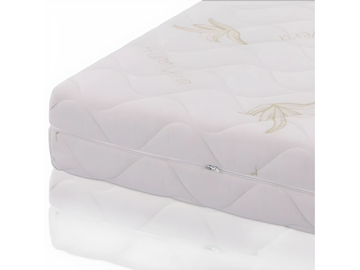 Materasso 80x195, alto 17 cm - Singolo, Memory, Sfoderabile, in Aloe Vera | Baldo - MiaSuite