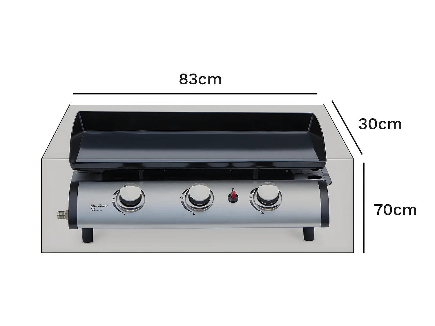 Housse De Protection Plancha Bleu Marine - Polyester