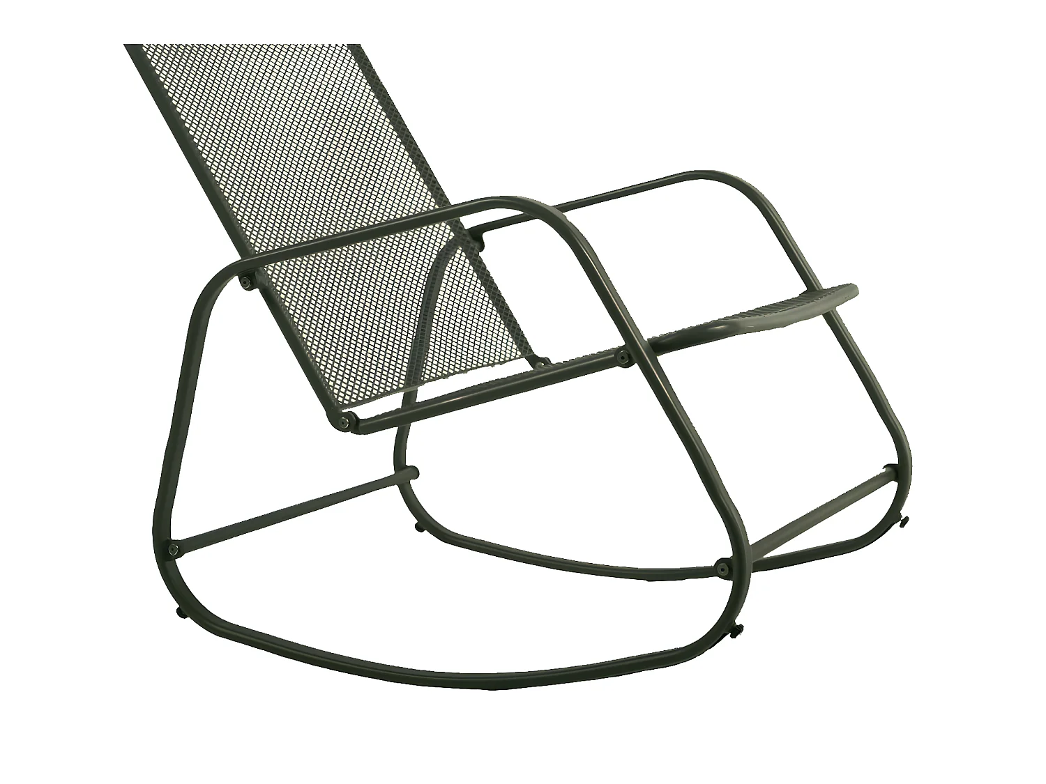 Lot De 2 Rocking Chair "Gordes" Kaki - Acier