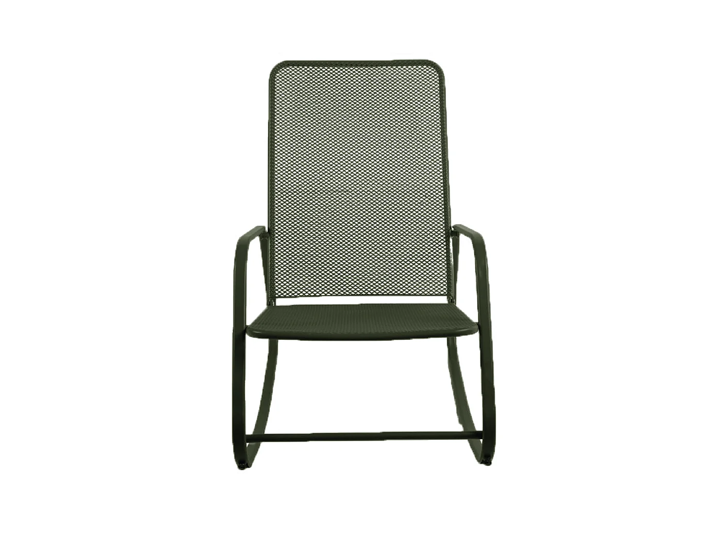 Lot De 2 Rocking Chair "Gordes" Kaki - Acier