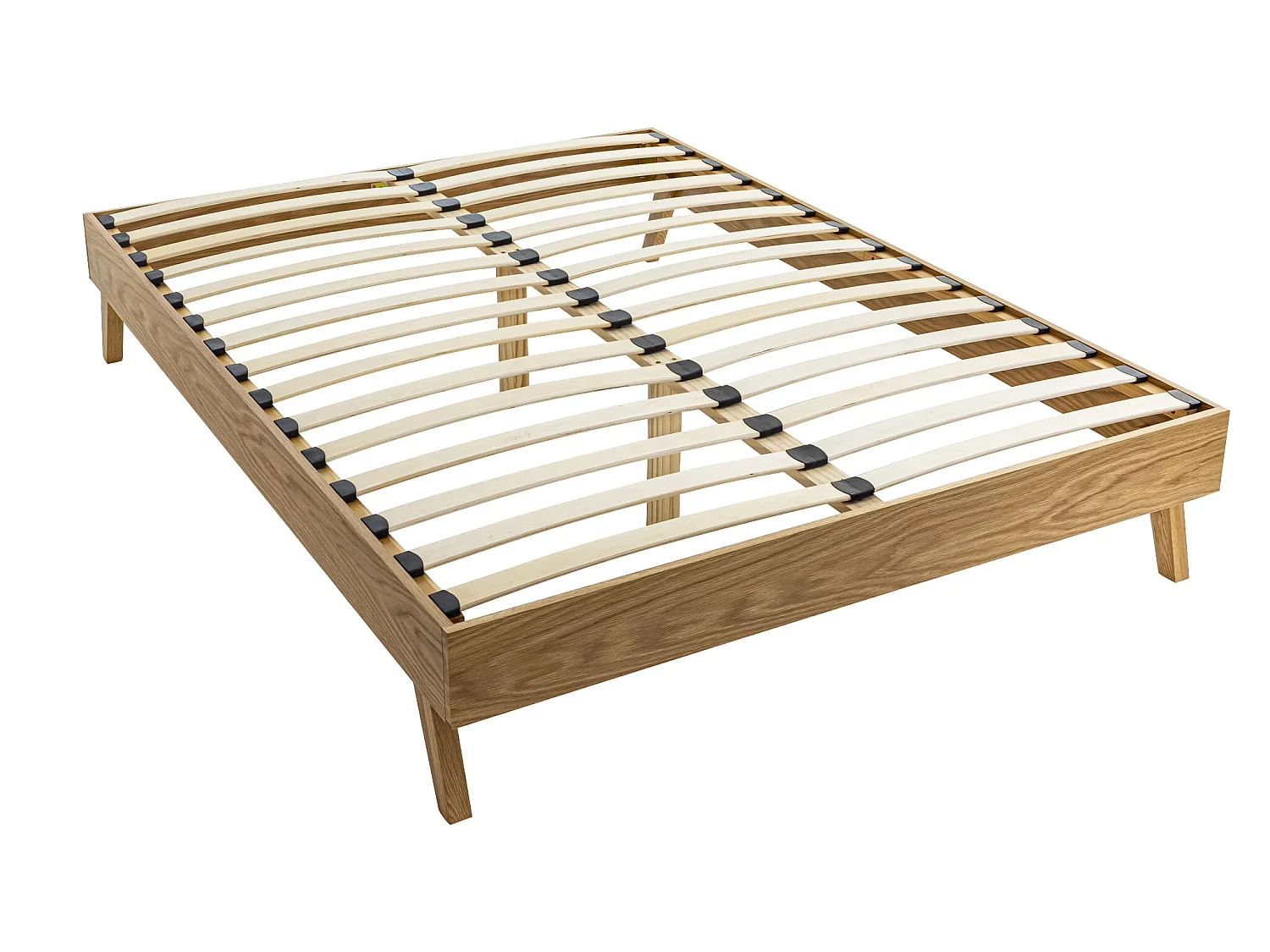 Lit adulte avec pieds évasés scandinaves 160x200 - LT17017