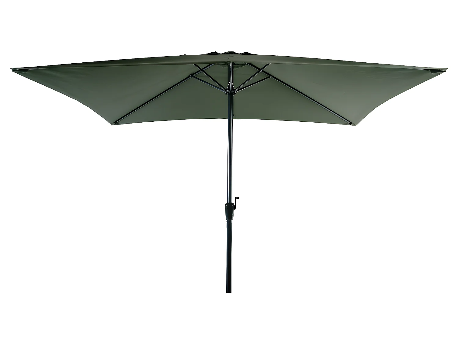 Parasol Rectangulaire Kaki 2x3m 38mm - Aluminium