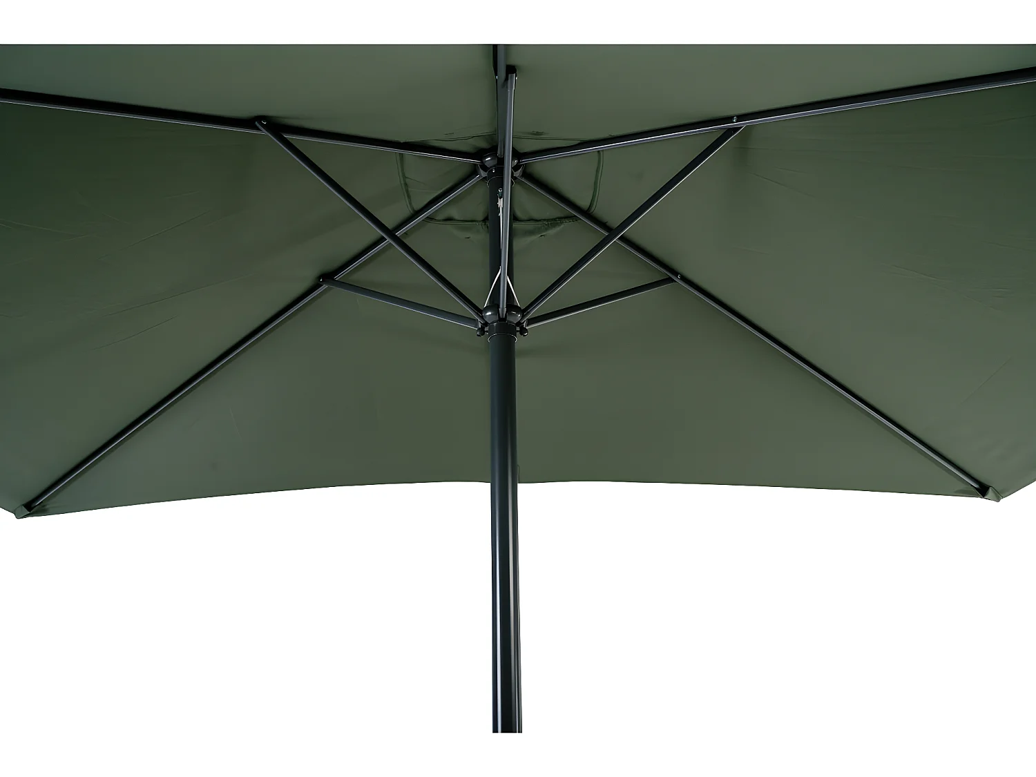 Parasol Rectangulaire Kaki 2x3m 38mm - Aluminium