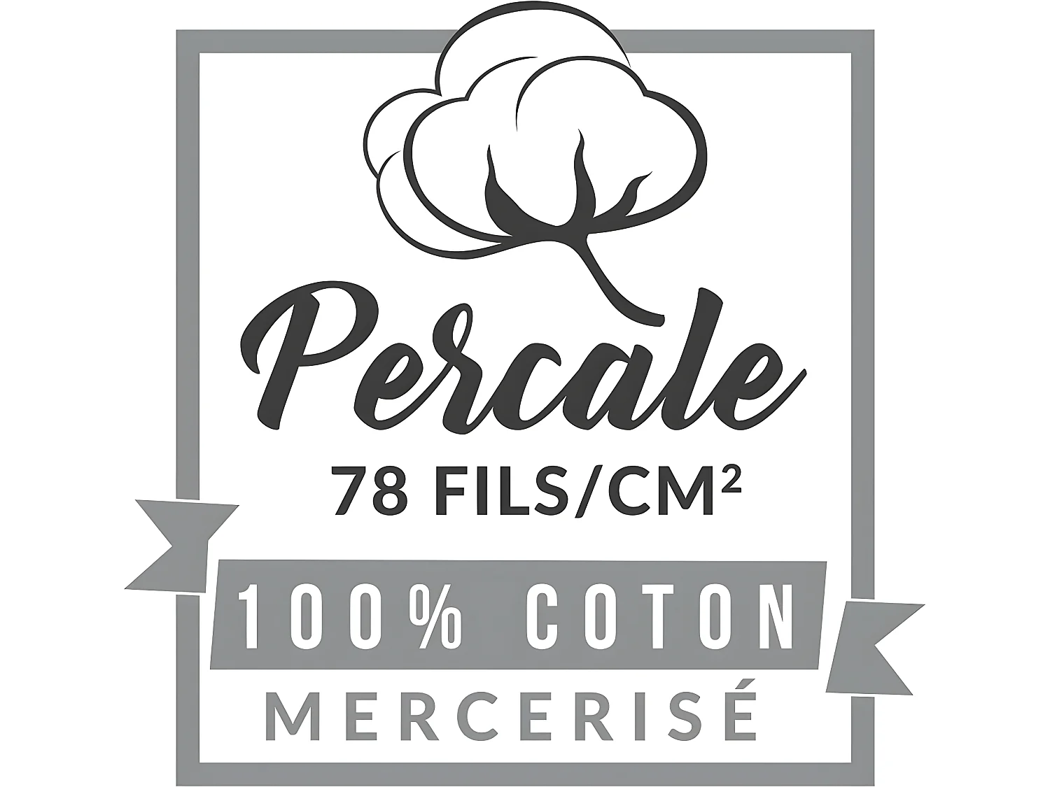 Drap Housse Percale - Bonnet 30 Cm