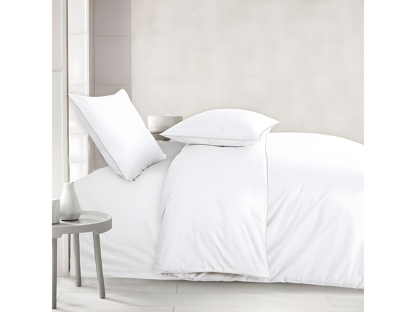 Parure De Lit Avec 2 Taies 65x65 Cm En Percale AURORE