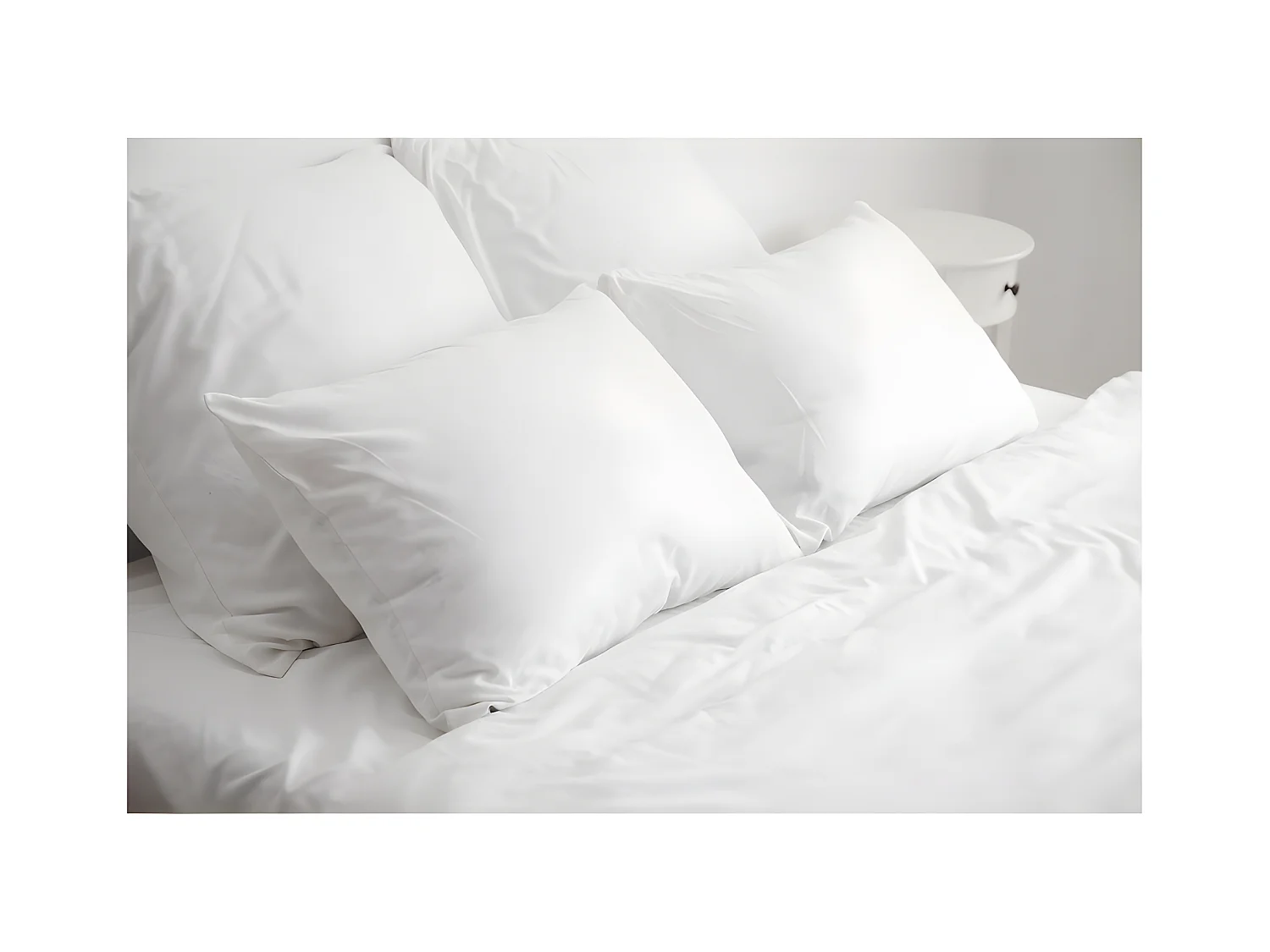 Oreiller rectangulaire ou carré moelleux 100% Polyester Fibres Creuses Coussin Promo Linge