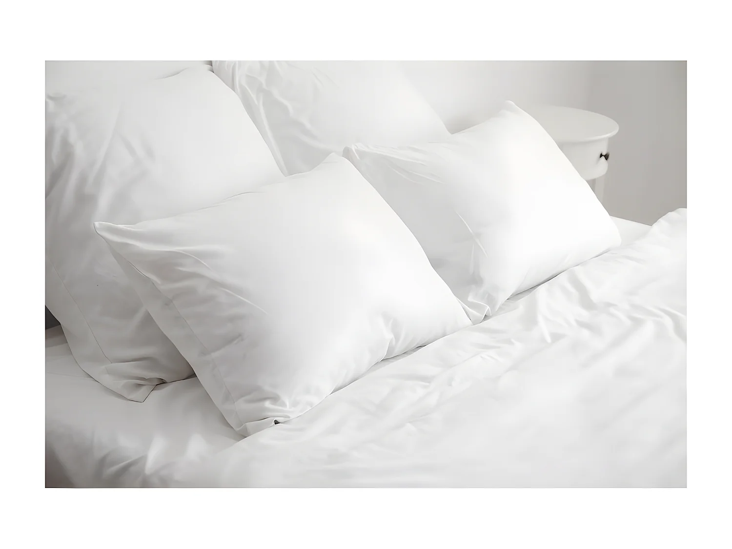 Oreiller rectangulaire ou carré moelleux 100% Polyester Fibres Creuses Coussin Promo Linge