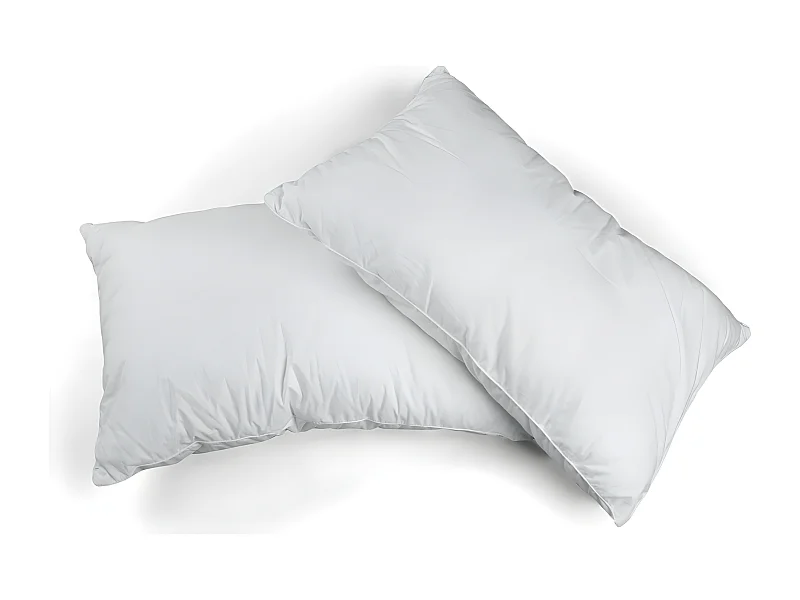 Oreiller rectangulaire ou carré moelleux 100% Polyester Fibres Creuses Coussin Promo Linge