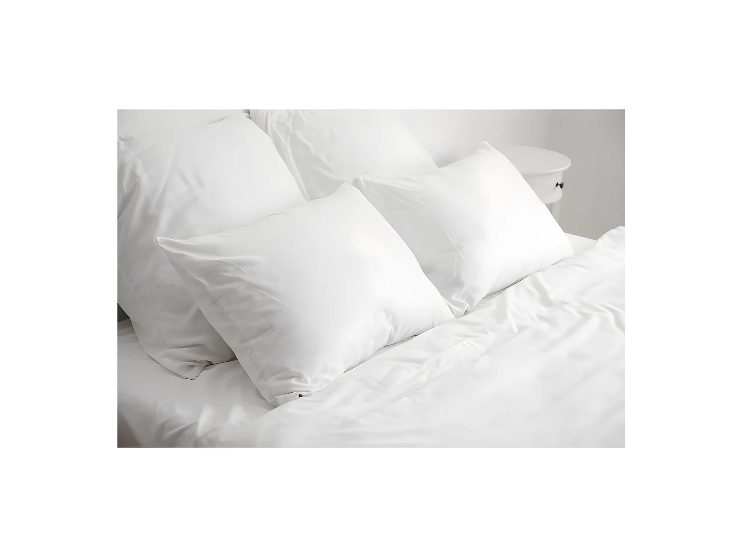 Oreiller rectangulaire ou carré moelleux 100% Polyester Fibres Creuses Coussin Promo Linge