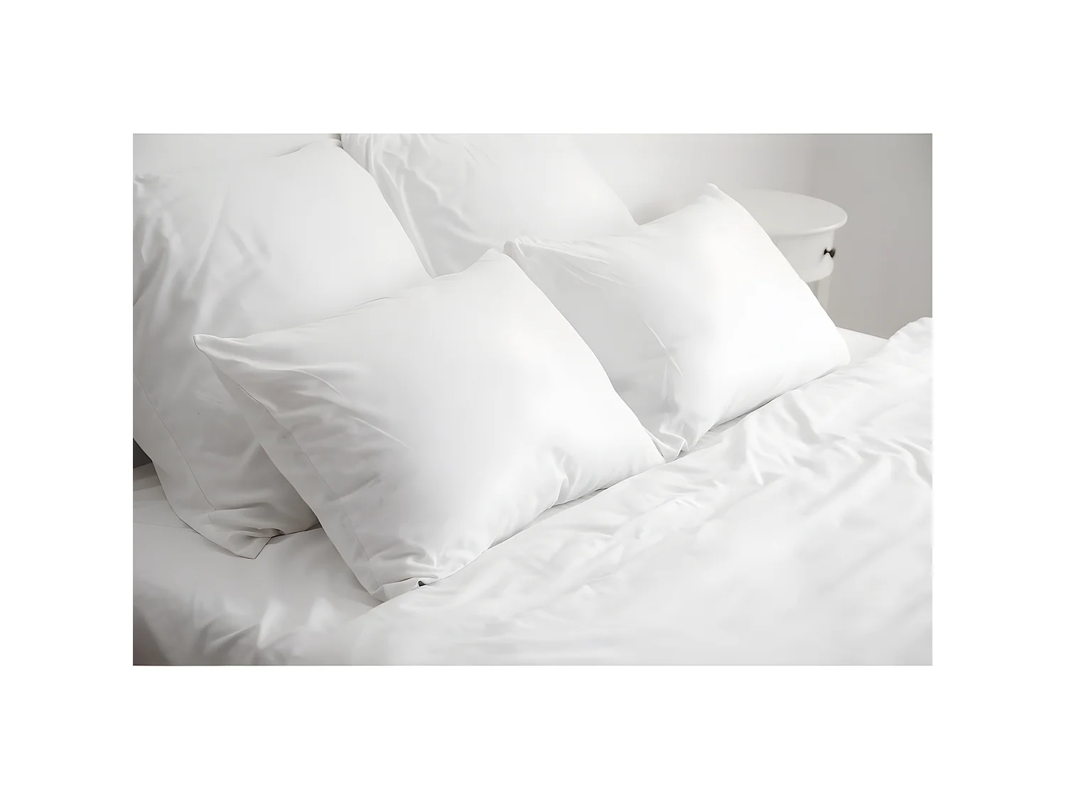 Oreiller rectangulaire ou carré moelleux 100% Polyester Fibres Creuses Coussin Promo Linge