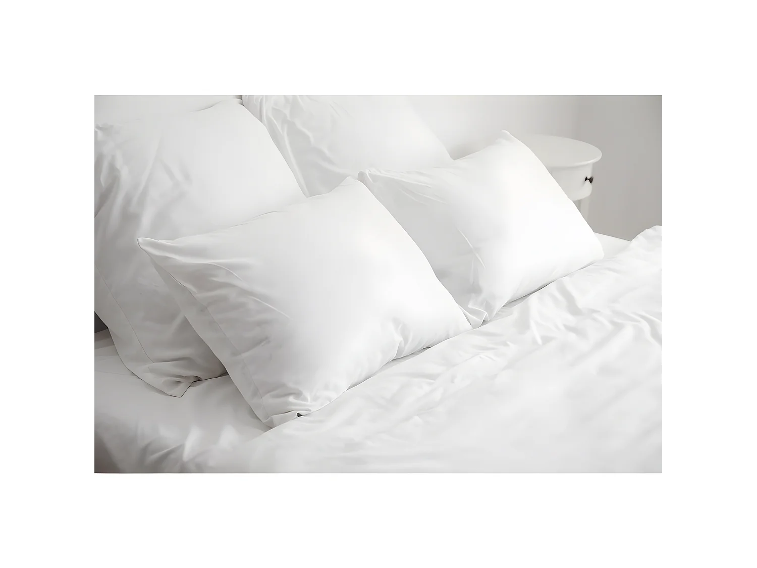 Oreiller rectangulaire ou carré moelleux 100% Polyester Fibres Creuses Coussin Promo Linge