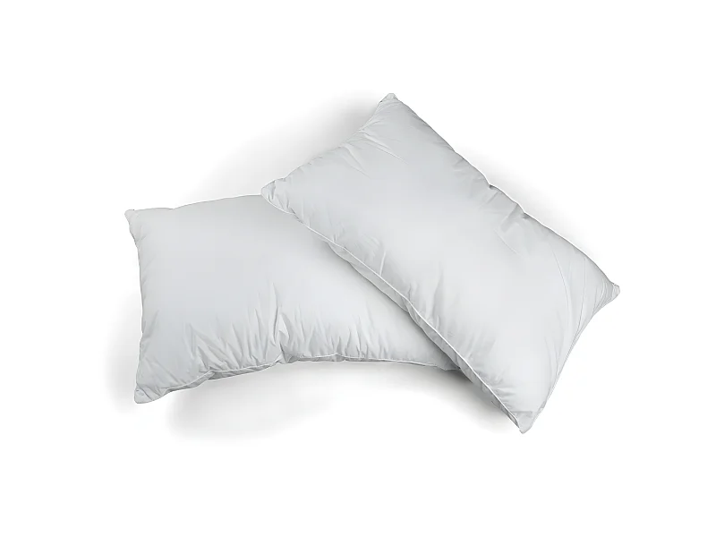 Oreiller rectangulaire ou carré moelleux 100% Polyester Fibres Creuses Coussin Promo Linge