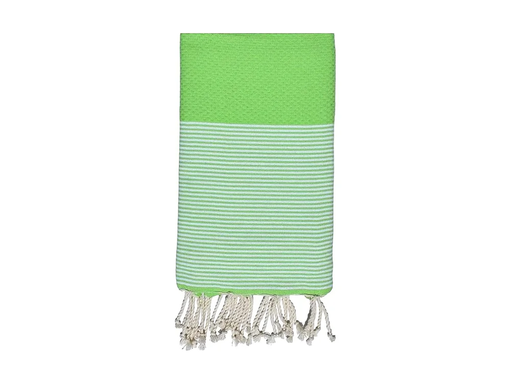 Fouta de Plage Nid d’Abeille 100% coton - Douceur et confort – Serviette de Plage - 100x200cm