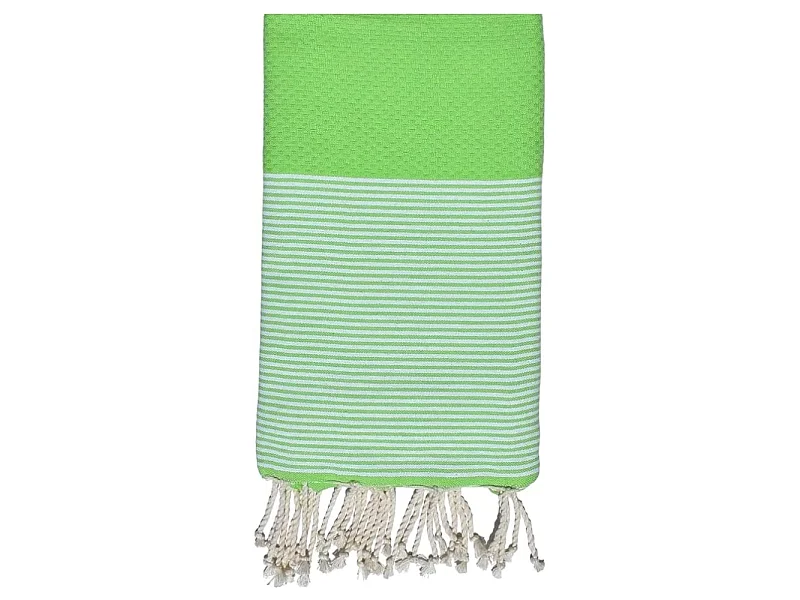 Fouta de Plage Nid d’Abeille 100% coton - Douceur et confort – Serviette de Plage - 100x200cm