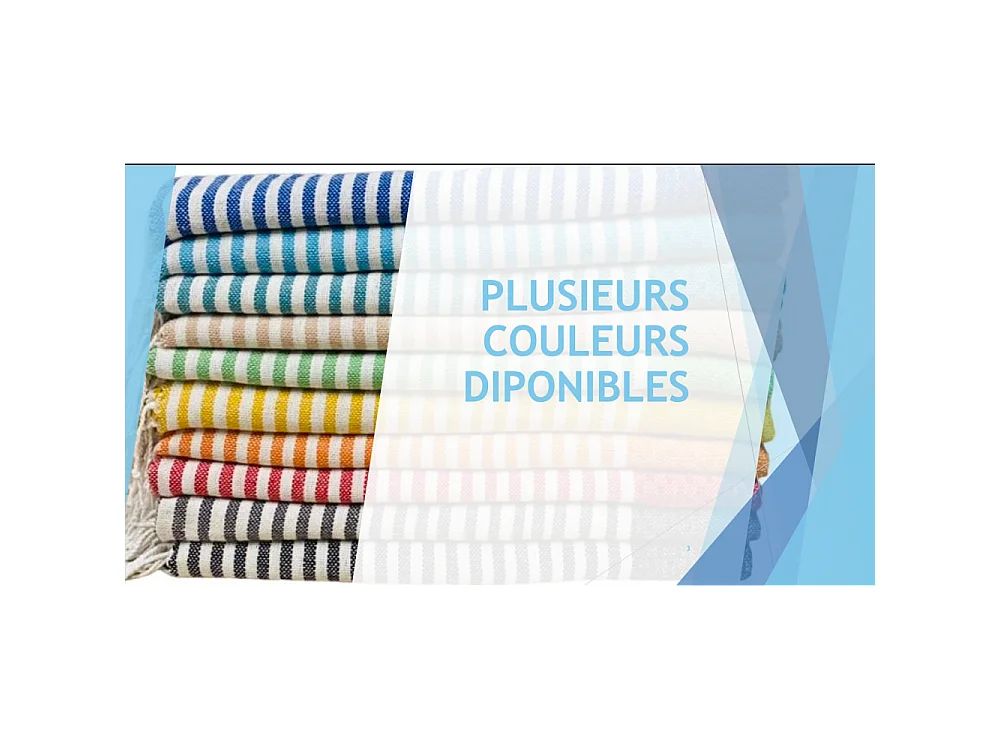 Fouta-strandlaken honingraat katoen paars 100 x 200 cm