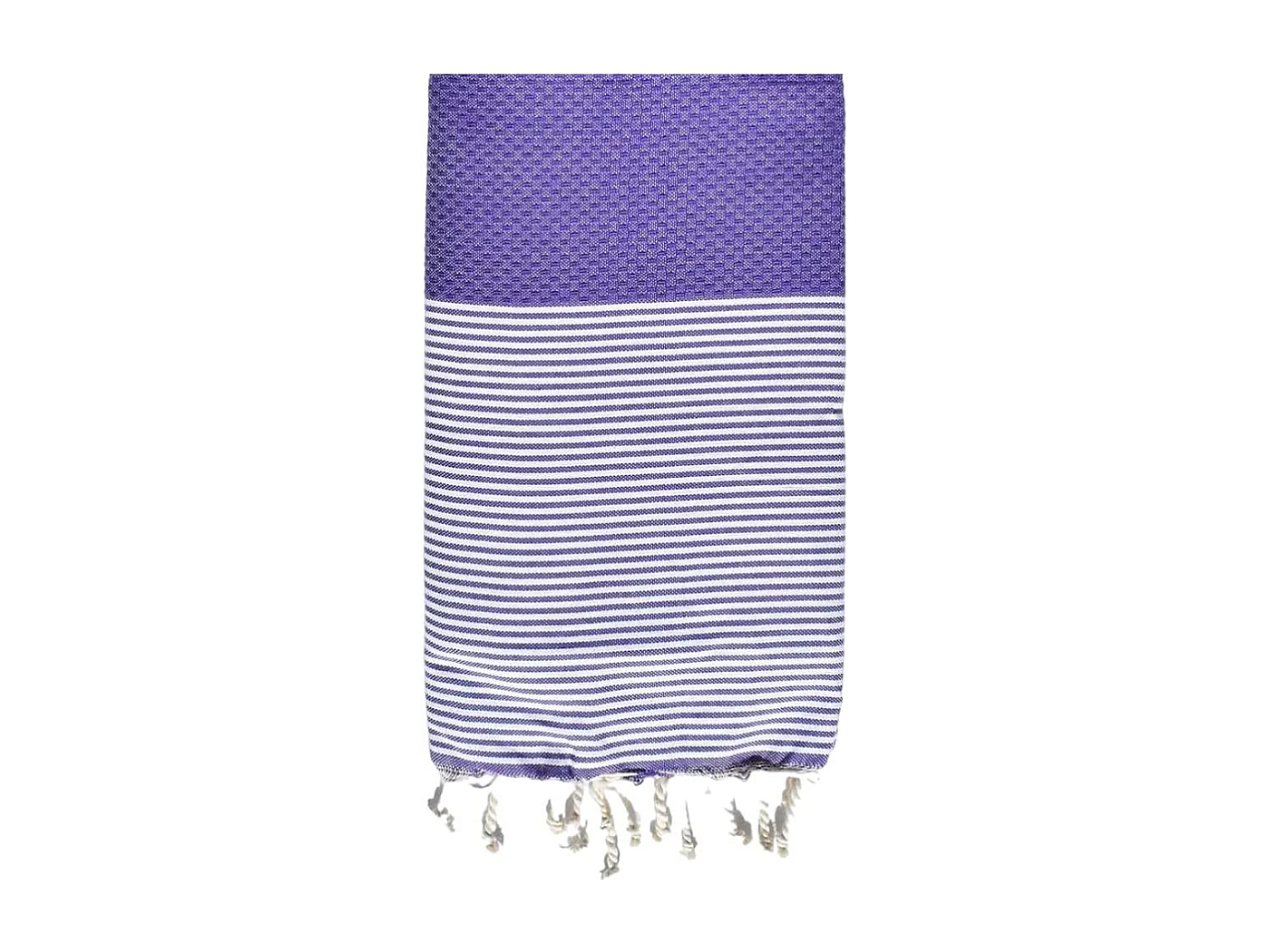 Fouta Tunisienne 100x200 Cm - 100% Coton - Serviette Plage Légère - Fabriquée Artisanalement En Tunisie
