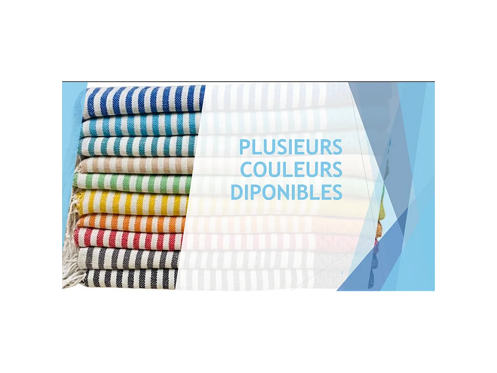 Fouta-strandlaken honingraat katoen paars 100 x 200 cm