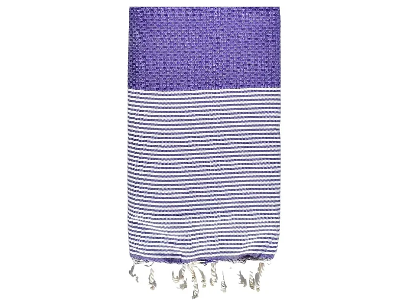 Fouta de Plage Nid d’Abeille 100% coton - Douceur et confort – Serviette de Plage - 100x200cm