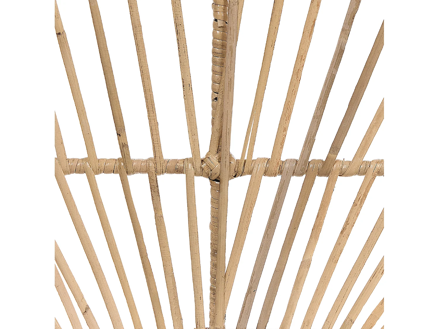 Table basse de jardin CESENATICO Rotin Naturel