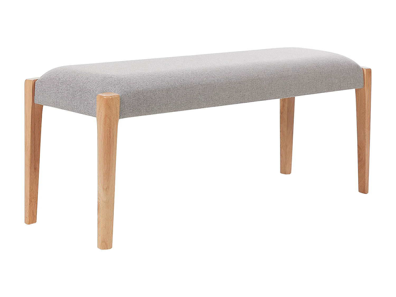 Banc ELYRIA Tissu Marron clair/gris