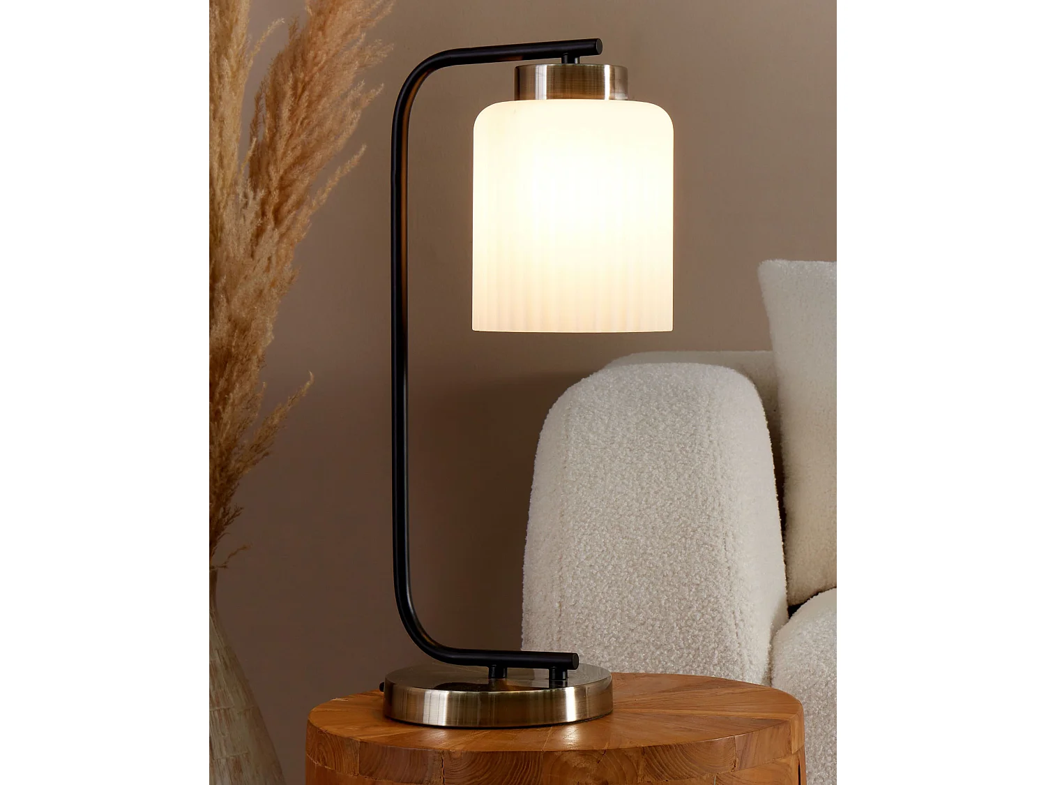 Lampe à poser CAUDELO Métal Noir