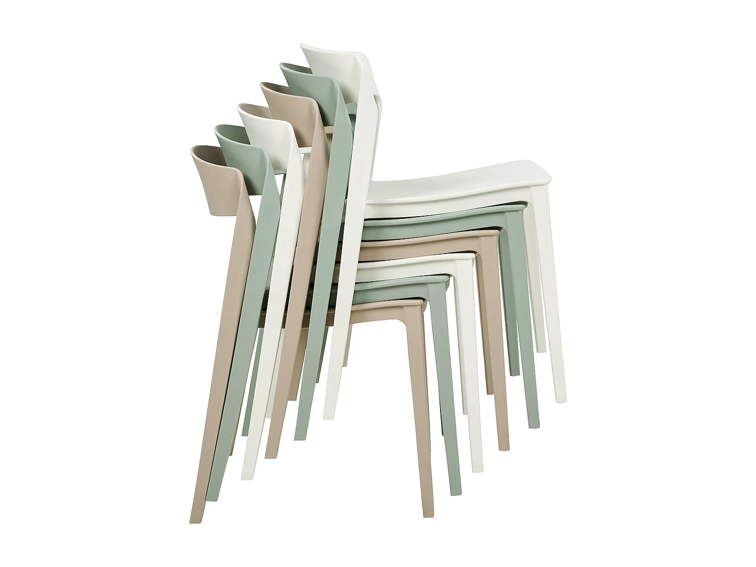 Lot de 2 chaises de salle à manger SOMERS Beige