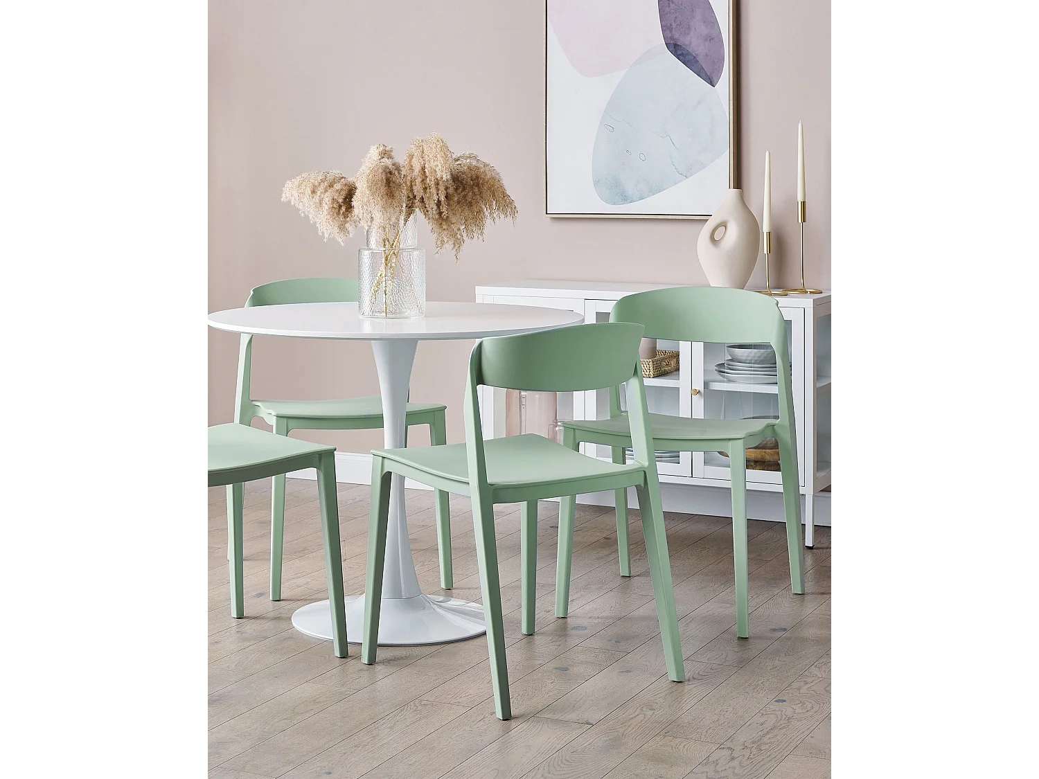 Set van 2 eetkamerstoelen SOMERS Mintgroen