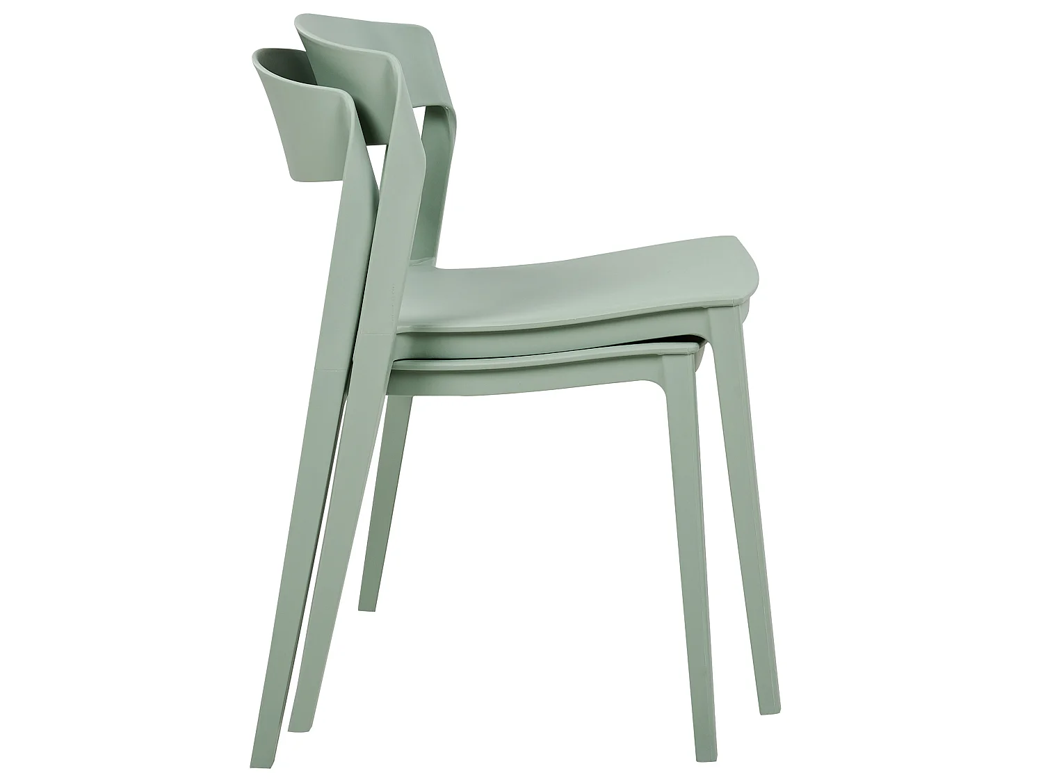 Set di 2 sedie da pranzo SOMERS Verde menta