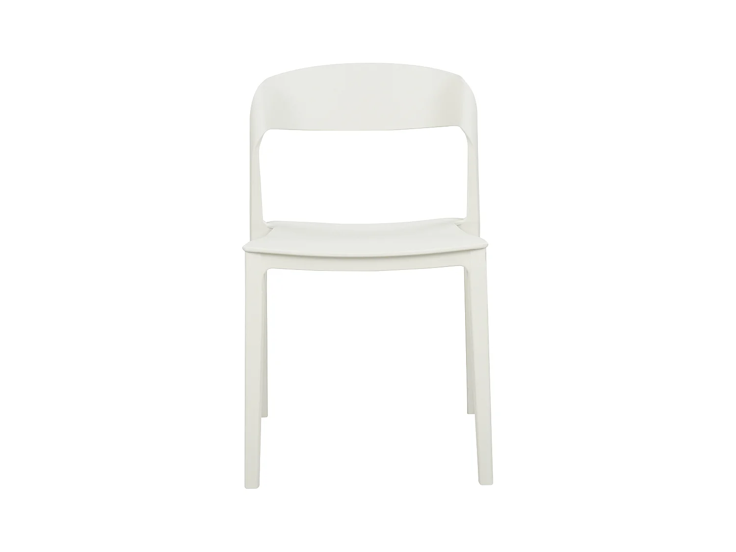 Lot de 2 chaises de salle à manger SOMERS Blanc