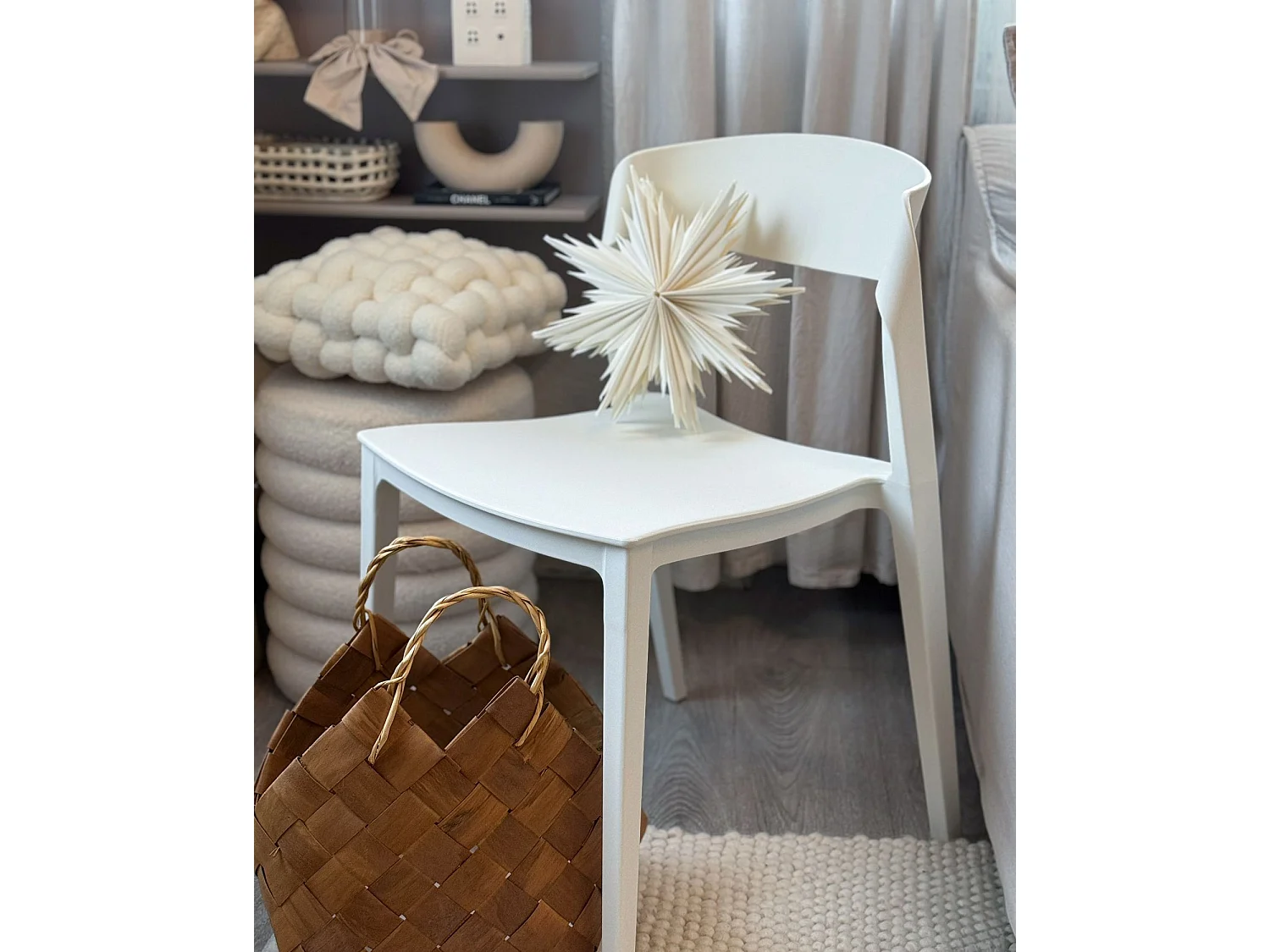Lot de 2 chaises de salle à manger SOMERS Blanc